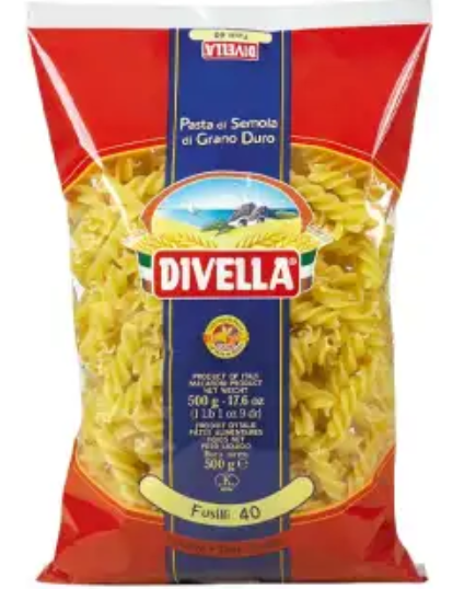 GR.P- Fusilli Divella No.40 500g T4