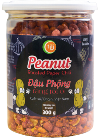 SN- Peanut Roasted With Peper & Chili Tili 300g