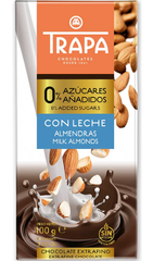 CH- Chocolate Extrafino Milk Almonds Trapa 100g