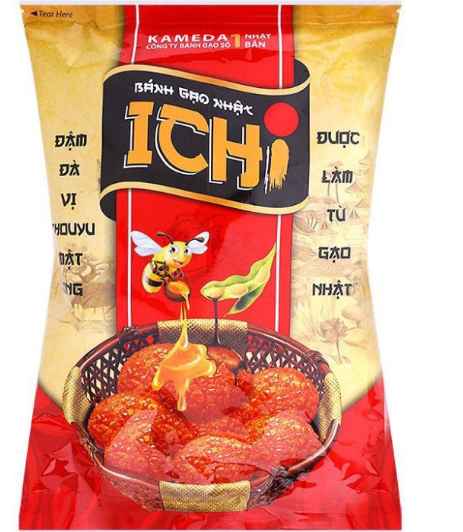 SN- Rice Cracker Japanese Honey Flavor Ichi 100g