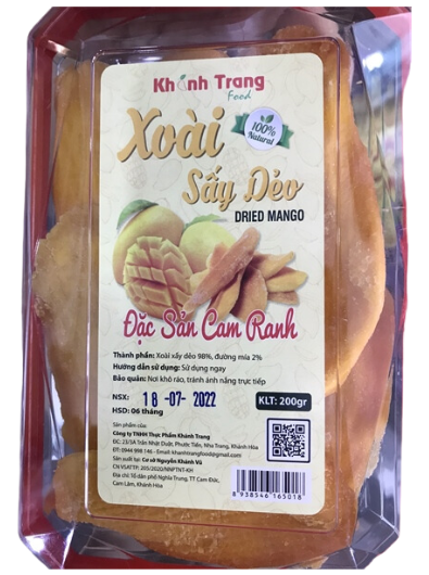 FRD- Dried Mango Khánh Trang Food 200gr