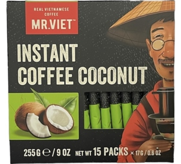 CF- Instant Coffee Coconut Flavor Mr.Việt 255g T6