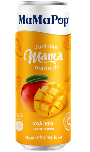 BW.S- Sparkling Mango Flavor Mamapop 330ml