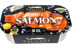 CA- Smoked Salmon In Oil Premium Vitafish 120g T3