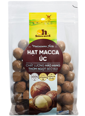 NU- Aus Macca Zipper Bag Smile Nuts 500g T7