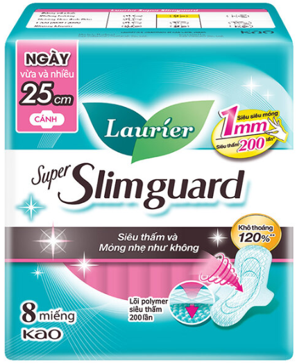 PU- Tampon Laurier Super Slimguard 8pcs 1mm 25cm T3