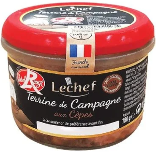 CA- Pork Liver & Mushroom Pate Lechef 180g