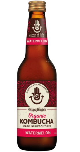 BW.S- Watermelon Tea Kombucha Happy Hippie 330ml