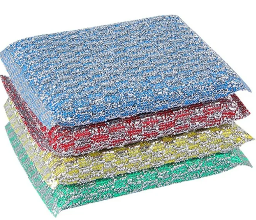 PU- Dish Washing Glitter Net He Sheng (Miếng rửa chén kim tuyến) T6