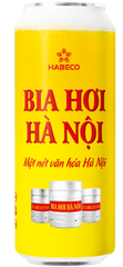 BE.LB- Beer 4.1% Bia Hơi Hà Nội 500ml (Vàng) T9