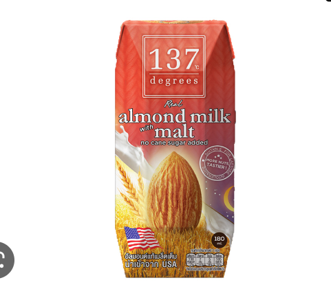 DA.M.N- Almond Milk Malt No Sugar 180ml T12
