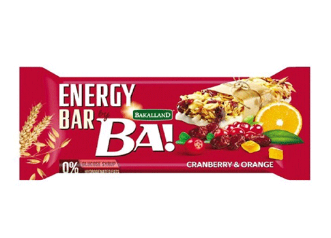 GR.G- Energy Bar Cranberry & Orange Bakalland 40g T5