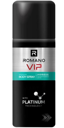 PU- Deodorant Roll On Vip Impress Romano 50ml (xanh lá) T5
