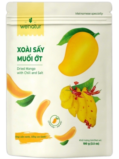 FRD- Dried Mango With Chili & Salt We'natur 100g
