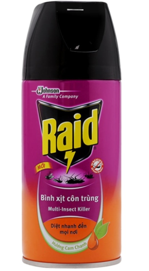 Lemon Raid Xịt muỗi - Insect Spray Flavor Lemon & Orange Raid 300ml - Moonmilk ...