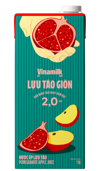 BW.J- Pomegranate Apple Juice Vinamilk 1L T8