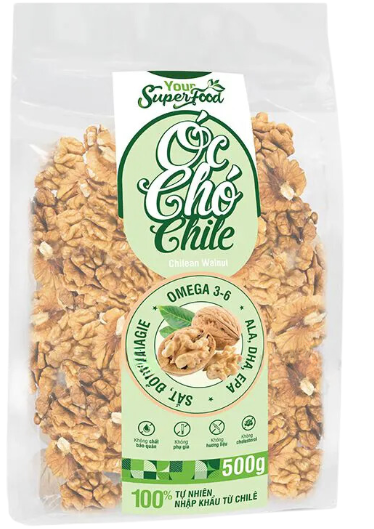 NU-Hạt. Chilean Walnut Kernels Your Super Food 500g T7 ecp
