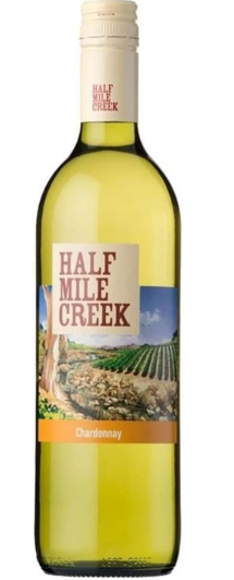 WI.W- White Wine Chardonnay Half Mile Creek 750ml T12
