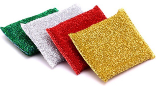 PU- Dish Washing Glitter Net He Sheng (Miếng rửa chén kim tuyến) T6