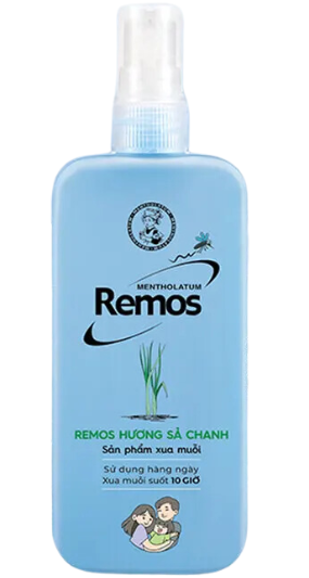 PU- Anti-mosquito Spray Lemongrass Flavor Remos 150ml T11