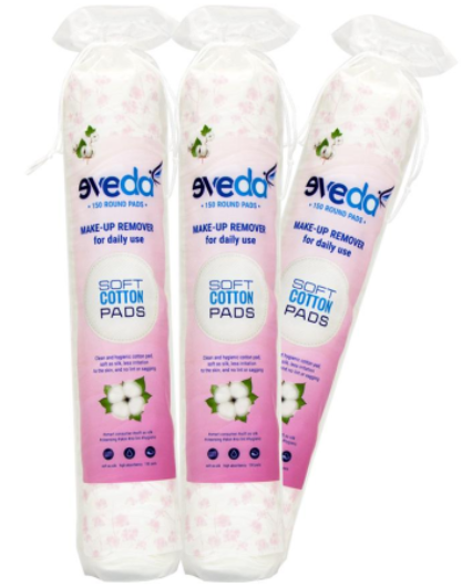 PU- Make-up Remover Cotton Pads Aveda 150pcs T1