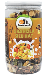 NU- Chocolate Flavor Granola Smile Nuts 450g T7