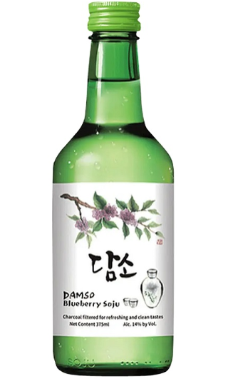 WI.KJ- Blueberry Flavor Soju Damso 360ml T7