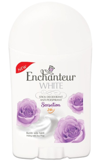 PU- White Stick Deodorant Anti Perspirant Sensation Enchanteur 40g T4