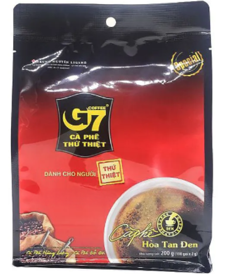 CF- Black Instant Coffee G7 200g T7