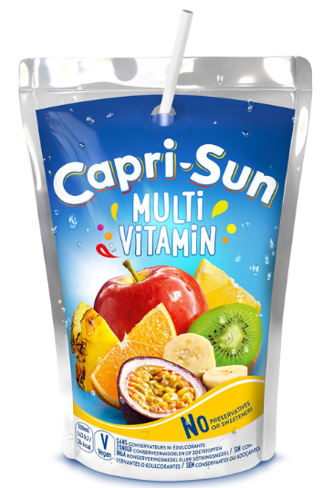 BW.J-Nước ép. Fruit Juice Multi Vitamin Capri-Sun 200ml ecp