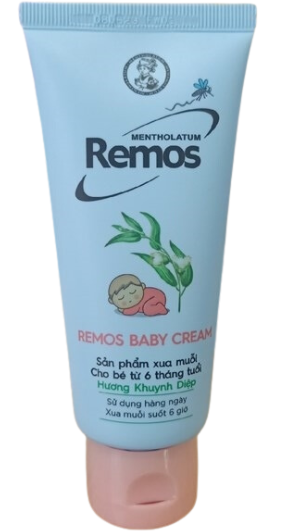 PU- Mosquito Repellent Baby Cream Eucalyptus Flavor Remos 70g T11