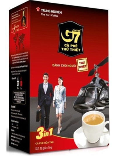 CF-Cà phê. G7 Coffee Trung Nguyên 18pack x 16g (Hòa tan 3in1) ecp