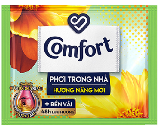 PU- Concentrated Fabric Conditioner Comfort 20ml (Hương nắng mới) T5