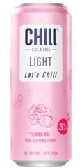 WI.KJ- Chill Light Rose & Lychee Vodka Sparkling Cocktail 3% 330ml