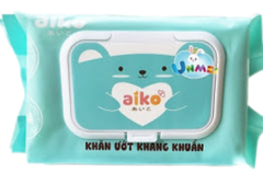 PU- Antibacterial Wet Wipes Aiko 100pcs