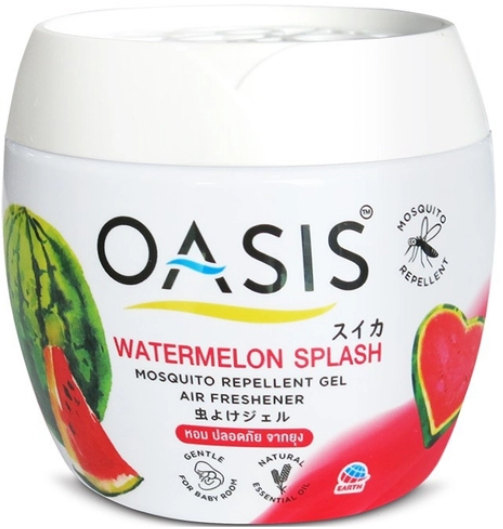 PU- Mosquito Repellent Gel Air Freshener Watermelon Splash Oasis 180g