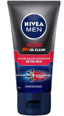 PU- Face Cleansing Anti-Acne + Detox Nivea Men 50g