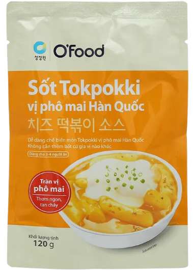 SS- Cheese Tokpokki Sauce Korean O'Food 120g