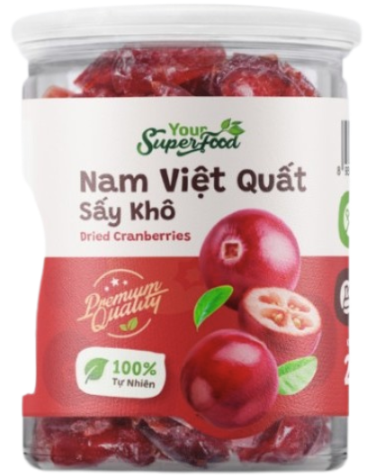 FRD- Dried Cranberries Your Super Food 240g T7
