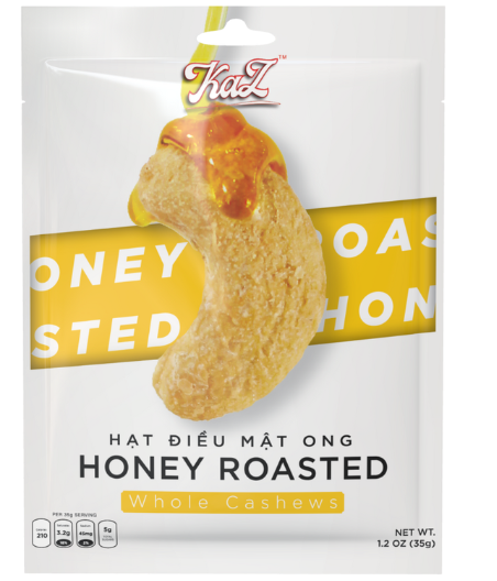 NU- Honey Roasted Whole Cashews Kazori 35g T7