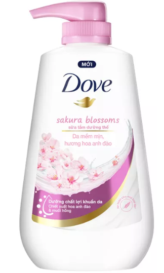 PU- Shower Gel Sakura Blossoms Dove 500g