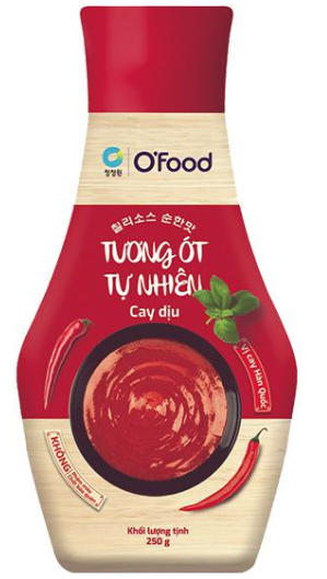 SS- Less Spicy Chili Sauce Korean O'food 250g (Nhãn đỏ)