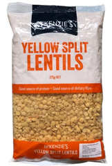 NU- Yellow Split Lentils Mckenzie's 375g T2