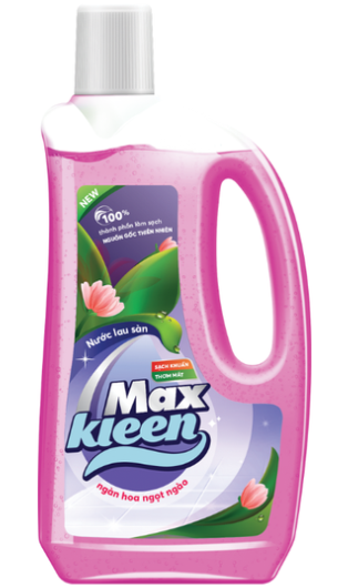 PU- Floor Cleaner Maxkleen 3.6kg (Nước lau sàn ngàn hoa ngọt ngào) T3