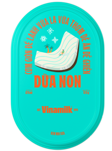 IC- Coconut Ice Cream Vinamilk 478g/870ml