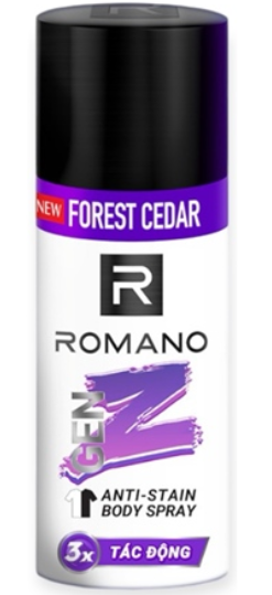 PU- Deodorant Body Spray Gen Z Forest Cedar 140ml T9