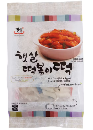 PF- Tokpokki Rice Cake Matamum 600g