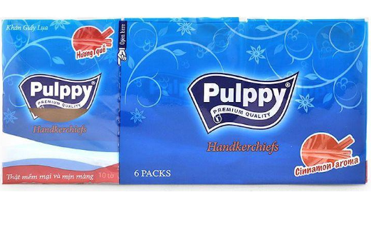 PU- Cinnamon Handkerchiefs Pulppy 10sheets * 6packs T12