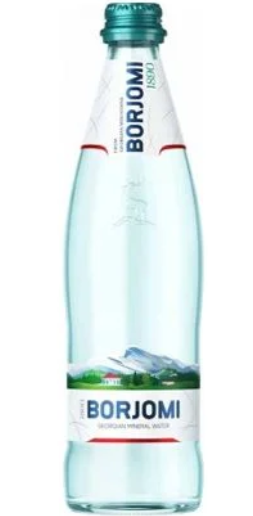BW.S- Natural Mineral Water Borjomi 500ml (Glass Bottle) T2