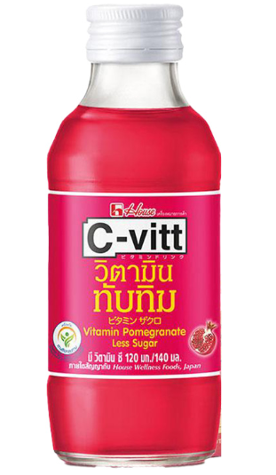 BW.J- Pomegranate Juice Vitamin C C-Vitt 140ml T5